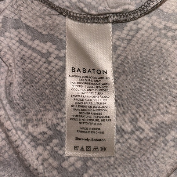 BABATON ARITZIA Snakeskin Short Sleeve T-Shirt - Picture 5 of 6